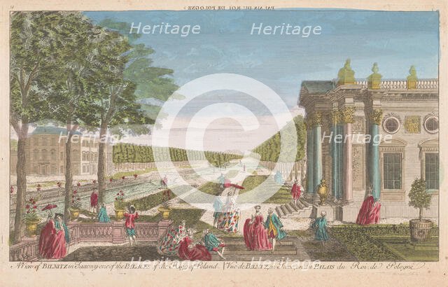 View of the Schloss Pillnitz, 1752-1799. Creator: Anon.