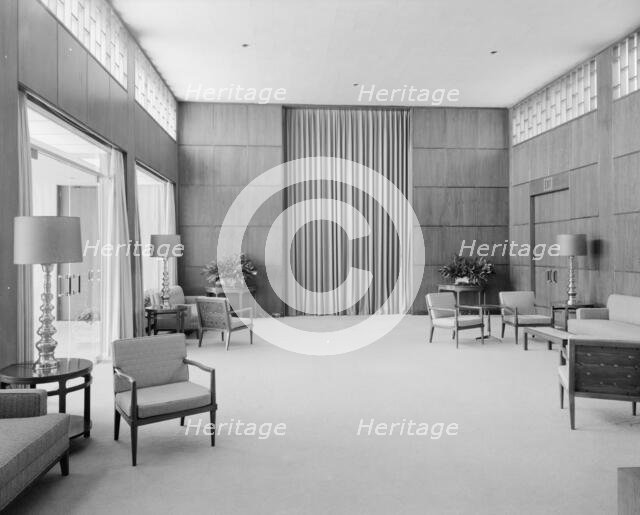 Crematory, Greenwood Cemetery, Brooklyn, New York, 1955. Creator: Gottscho-Schleisner, Inc.