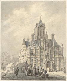 The town hall of Delft, 1780-1836. Creator: Johannes Jelgerhuis.