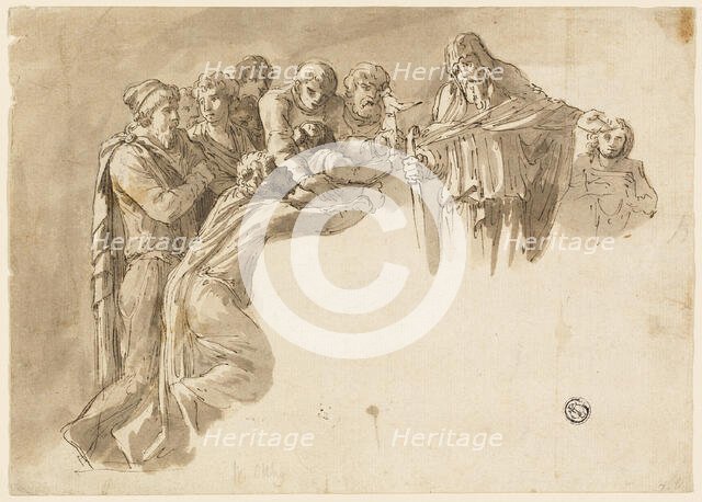 Patriarch and Youths, n.d. Creator: William Young Ottley.