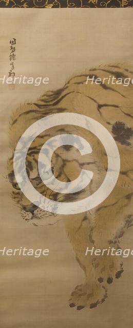 Tiger, early 19th century. Creator: Kishi Ganku.