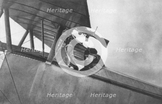 Georges Guynemer, French fighter ace, c1916. Artist: Unknown