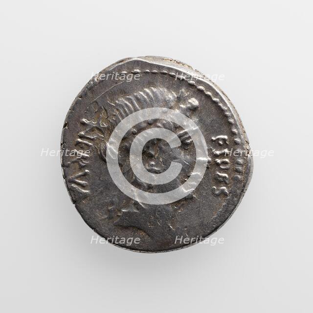 Denarius of Aulus Licinus Nerva, 47 B.C. Creator: Unknown.