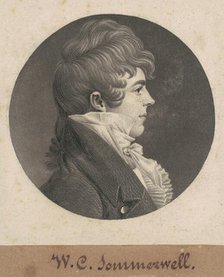 William Clarke Sommerville, 1808. Creator: Charles Balthazar Julien Févret de Saint-Mémin.