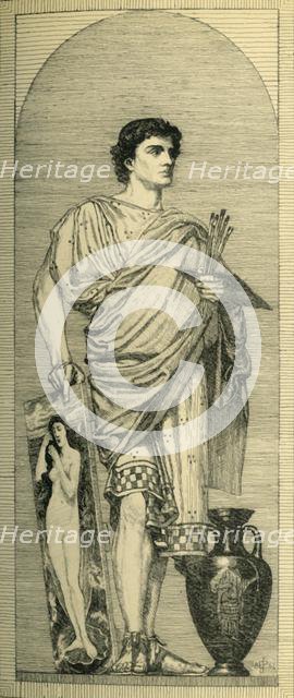 Apelles: design for a mosaic, c1864, (1881).  Creator: Bernard Collier.