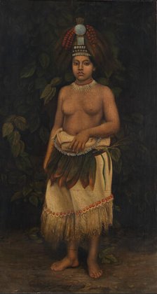 Samoan Woman, ca. 1885-1899. Creator: Antonio Zeno Shindler.