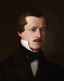 Portrait of Adolf Poller, c1858. Creator: Andrzej Bronislaw Grabowski.