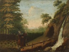 Anchoress Working in the Garden, between 1780-1815. Creator: Unknown.