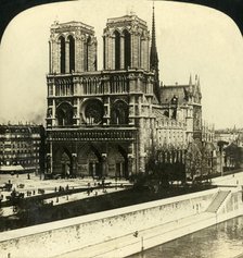 'Notre Dame Cathedral, Paris, France', 1901. Creator: Unknown.