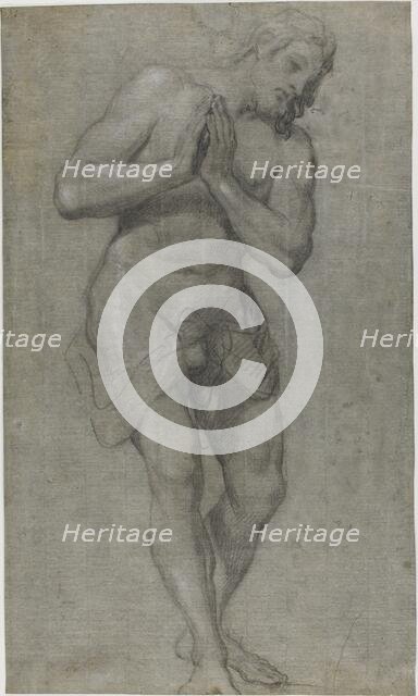 Standing Christ (Study for a Baptism), n.d. Creator: Louis de Boullogne II.