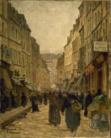 Rue Mouffetard, c1905. Creator: Fernand Maillaud.