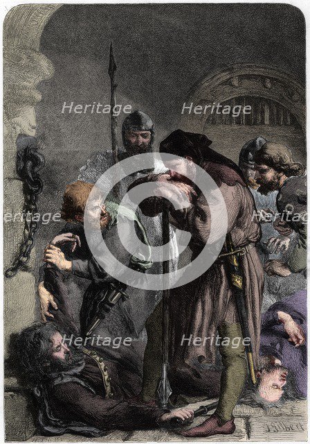 'Death of Richard II', 1861. Artist: W Thomas.