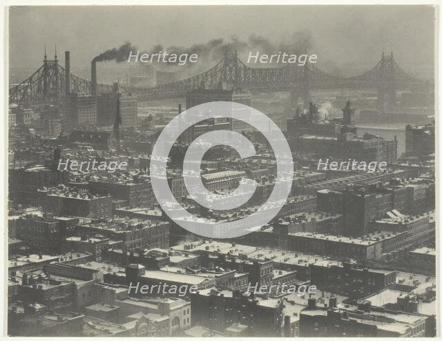 From Room "3003" - The Shelton, New York, Looking Northeast, 1927. Creator: Alfred Stieglitz.