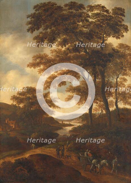 Wooded Landscape, 1640-1678. Creator: Pieter Jansz van Asch.