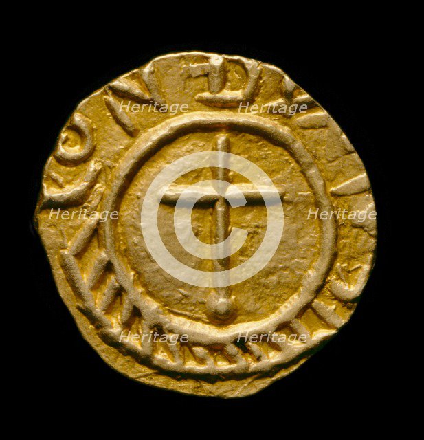 Crondall coin no. 59; Anglo-Saxon Coin, 7th century. Artist: Unknown.