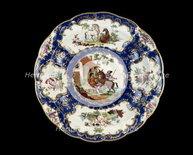 Circular dish, 1768-1770. Artist: Jefferyes Hammett O'Neale.