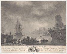 Foggy Weather, ca. 1767. Creator: Jacques Aliamet.