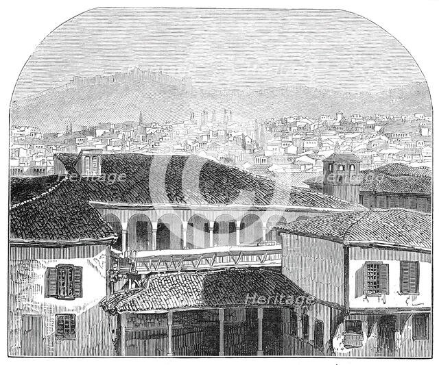 Smyrna, from a daguerreotype taken on the roof of the Governor's House, 1845. Creator: Unknown.