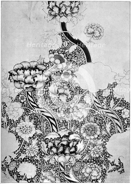 The 'Wandle' pattern printed on cotton, 1884 (1934).Artist: William Morris