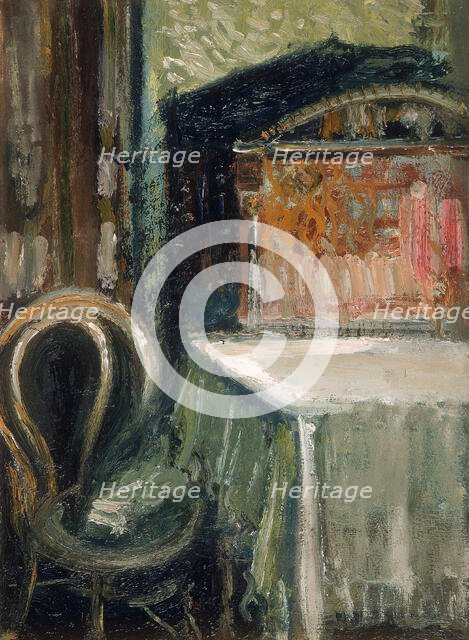 Interior With Thonet Chair (Room), 1908. Creator: Gerstl, Richard (1883-1908).