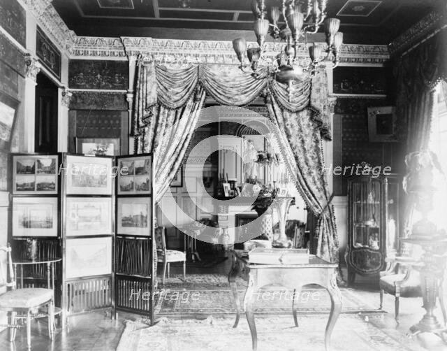 Interior view of Austrian Embassy, Washington, D.C., c1893. Creator: Frances Benjamin Johnston.
