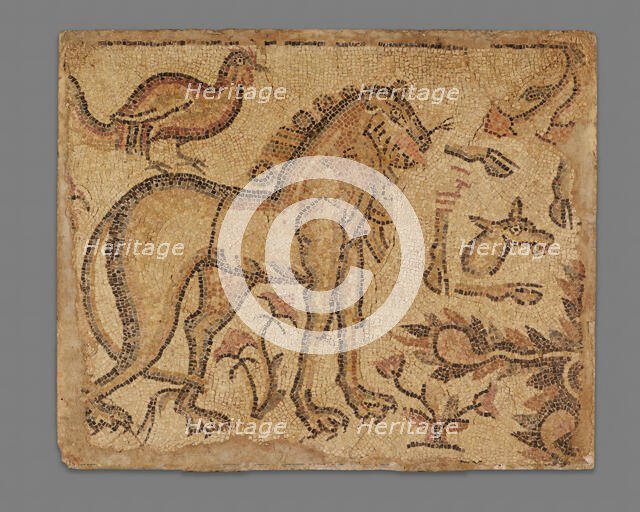 Lion and Bird with Other Animal Parts, 4th-5th century. Creator: Unknown.