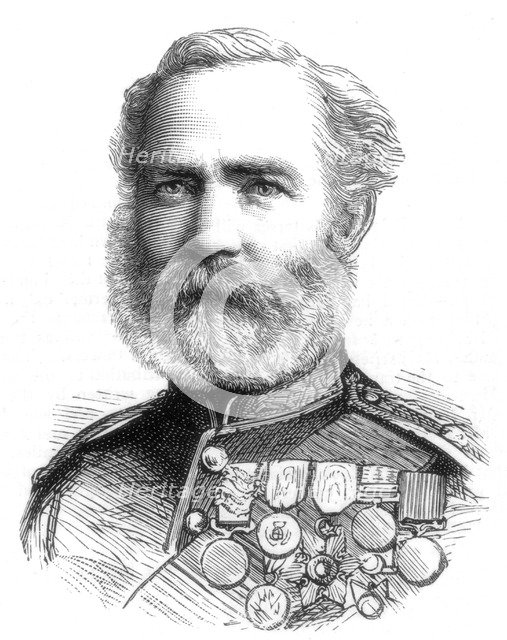 Major John McBlain, 1885. Artist: Unknown