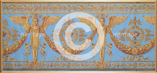 Wallpaper Frieze from the Consulate period, c. 1800.