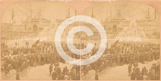 German's Day, California Midwinter Exposition, 1850s-1910s. Creator: Kilburn Brothers.