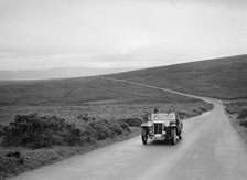 MG TA of RA MacDermid, winner of a bronze award at the MCC Torquay Rally, July 1937. Artist: Bill Brunell.