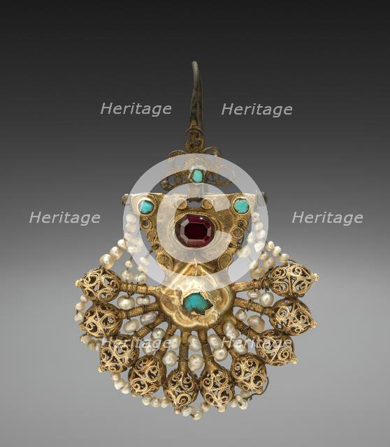 Earring, 1700s - 1800s. Creator: Unknown.