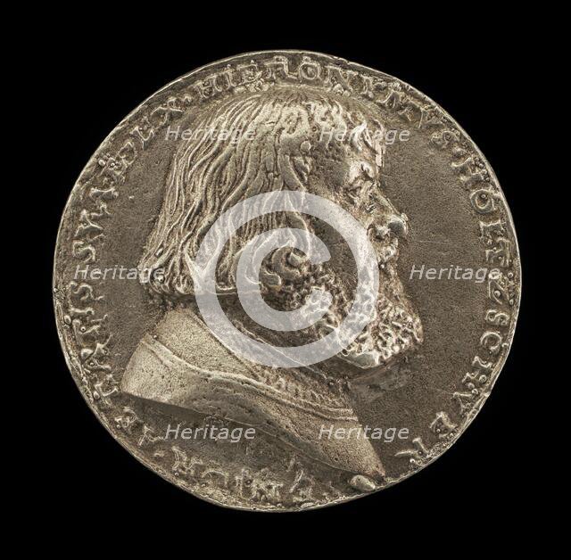 Hieronymus Holzschuher, 1469-1529, Patrician of Nuremberg [obverse], 1529. Creator: Matthes Gebel.
