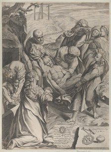 The Entombment, 1589. Creator: Philippe Thomassin.