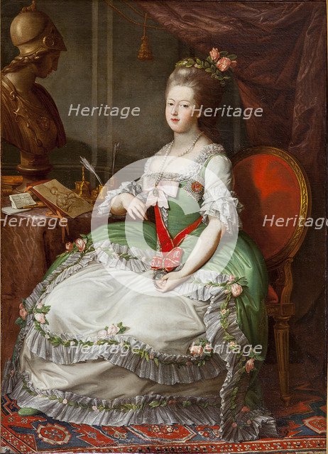 Portrait of Grand Duchess Maria Feodorovna (Sophie Dorothea of Württemberg) (1759-1828).