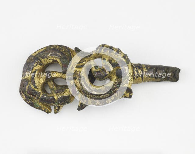 Garment hook (daigou), fragment, Han dynasty, 206 BCE-220 CE. Creator: Unknown.