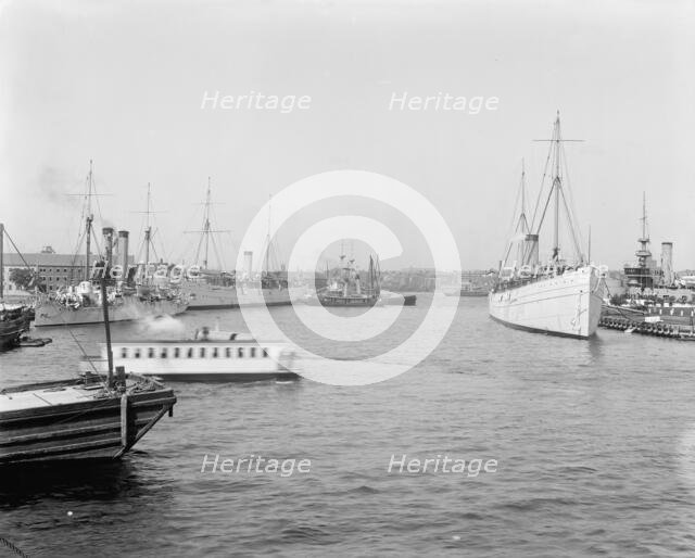 Brooklyn Navy Yard, between 1890 and 1901. Creator: Unknown.