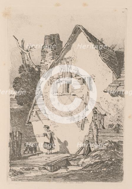 Liber Studiorum: Plate 40, Lakenham, near Norwich, 1838. Creator: John Sell Cotman (British, 1782-1842).