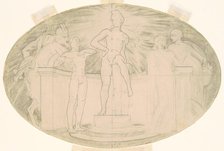 Study for "Classic and Romantic Art", c. 1921. Creator: John Singer Sargent.