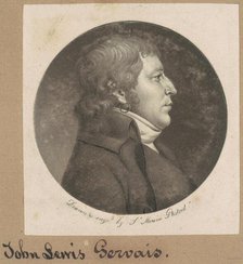 Charles N. D. Gervais, 1800. Creator: Charles Balthazar Julien Févret de Saint-Mémin.