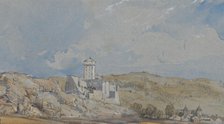 Château de Lourdes, July 11, 1836. Creator: William Callow.