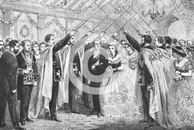 'The Prince and Princess of Wales at the Oxford Commemoration...1863', (1901). Creator: Unknown.