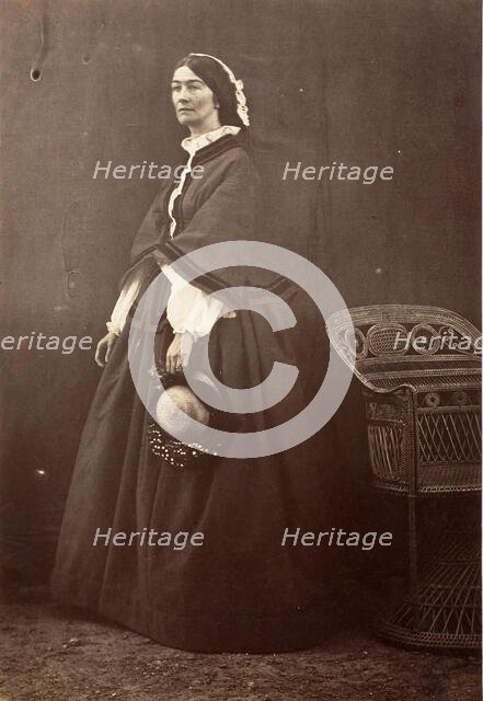 [The Countess Canning, Simla], 1861. Creator: Jean Baptiste Oscar Mallitte.