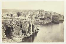 The Town and Lake of Tiberias, from the South, 1857. Creator: Francis Frith.