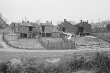 Negro houses, Winston-Salem, North Carolina, 1935. Creator: Walker Evans.