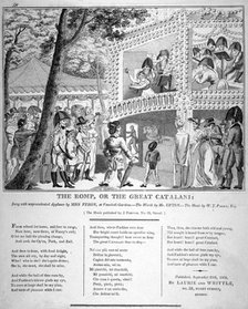 Musical performance at Vauxhall Gardens, Lambeth, London, 1809. Artist: Anon