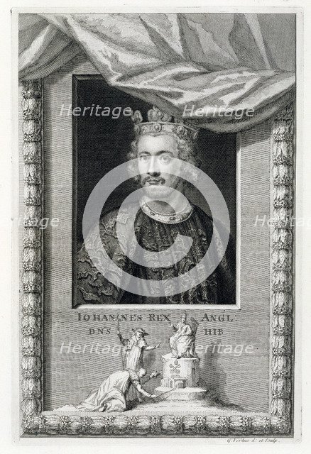 John, King of England, (18th century). Artist: George Vertue