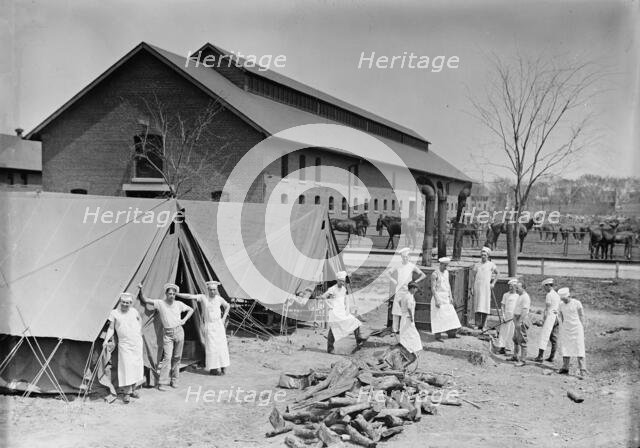 Marine Corps, U.S.N. School of Baking, 1917. Creator: Harris & Ewing.
