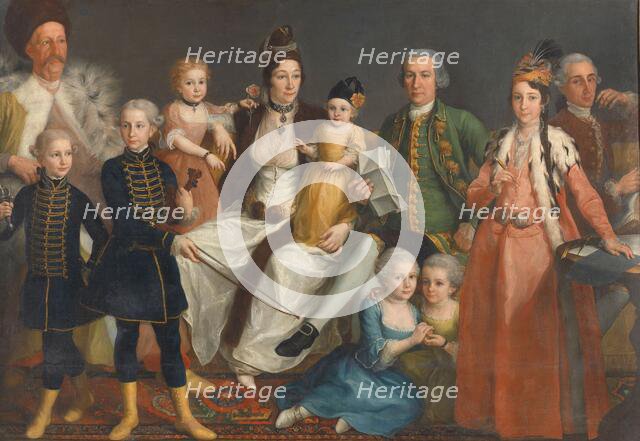 David George van Lennep (1712-97), Senior Merchant of the Dutch Factory at Smyrna, and his Wife and  Creator: Antoine de Favray.