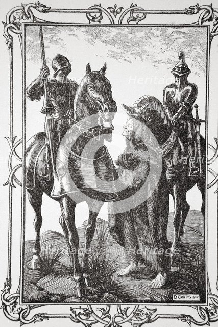 'They met with an Old Man', 1905.  Artist: Dora Curtis