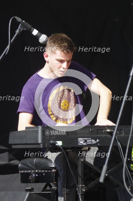 Emile Hinton, Jean Toussaint Quartet, Battle Jazz Weekend, Battle, East Sussex, 24 July 2022. Creator: Brian O'Connor.